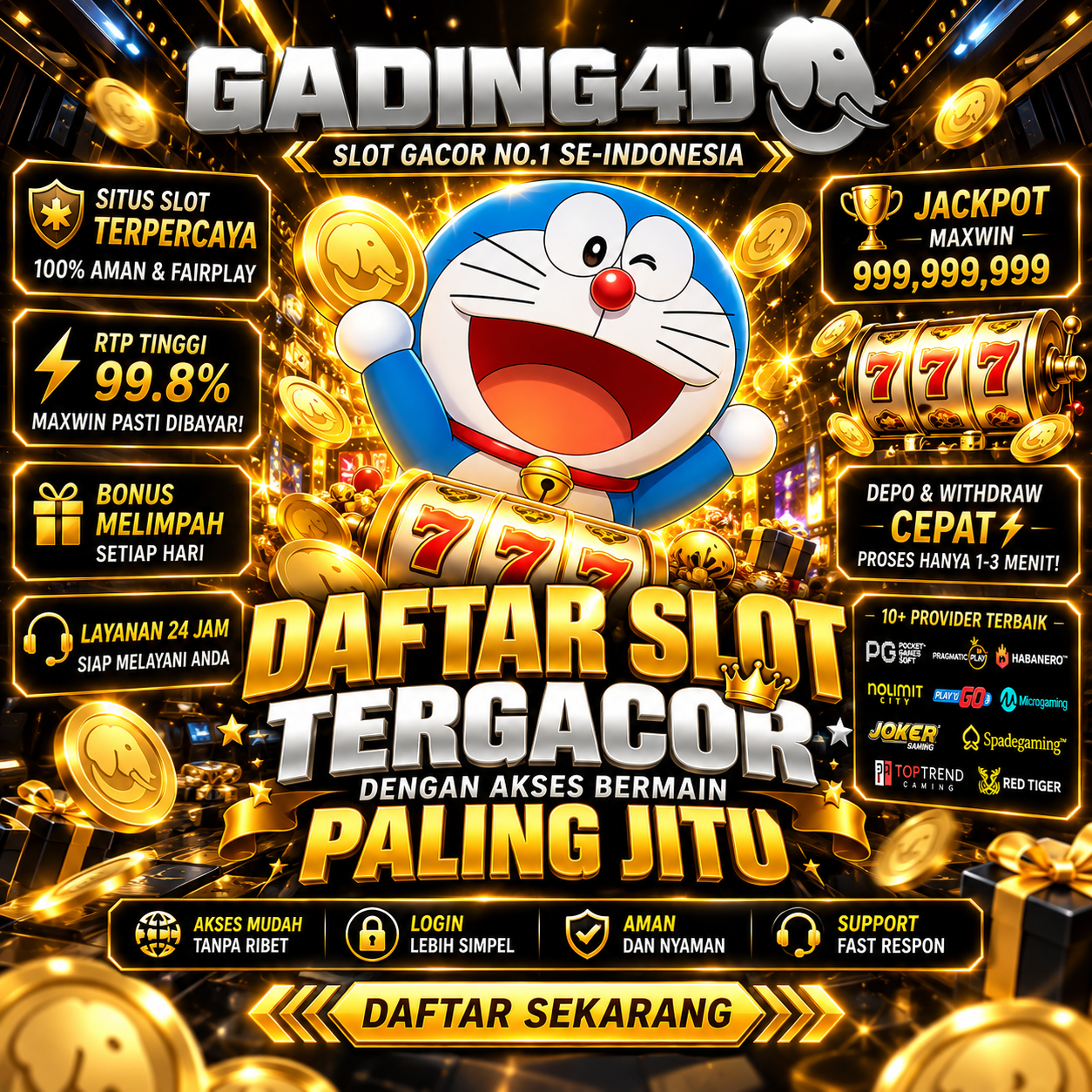 GADING4D | Daftar Slot Tergacor dengan Akses Bermain Paling Jitu Terbaru Saat ini